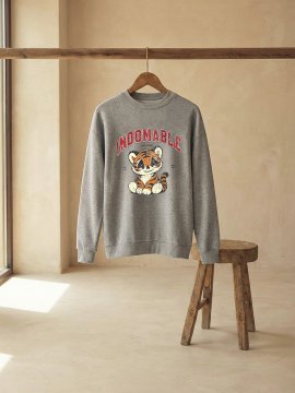 SUDADERA GRIS "CUQUI"
