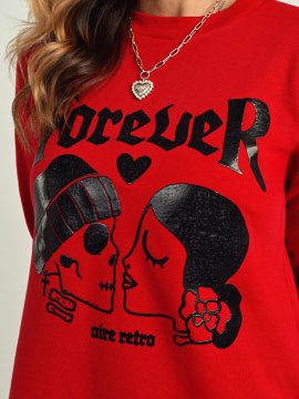 VESTIDO ROJO "FOREVER" BLONDA