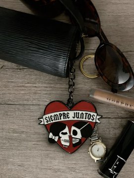 LLAVERO METÁLICO "SIEMPRE JUNTOS"