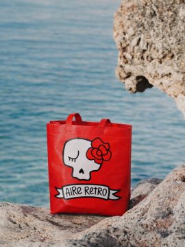 BOLSA "CALAVERA" PEQUEÑA ROJA