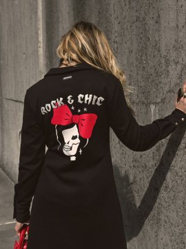VESTIDO "ROCK & CHIC" NEGRO