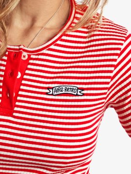 CAMI RAYAS ROJA "AIRE RETRO"