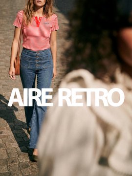 CAMI RAYAS ROJA "AIRE RETRO"
