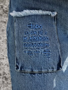 FALDA DENIM "EQUIVOCARSE"