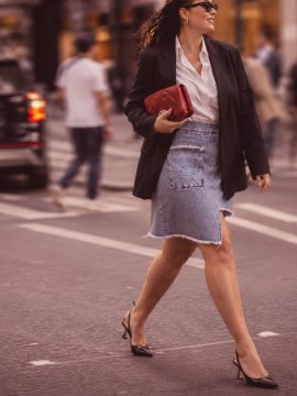 FALDA DENIM "EQUIVOCARSE"