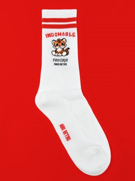 CALCETINES ''INDOMABLE" BLANCO