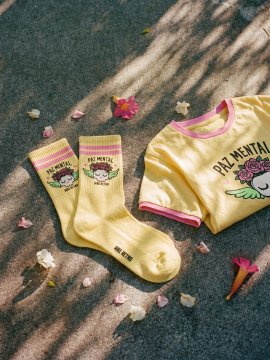 CALCETINES "PAZ MENTAL" AMARILLO
