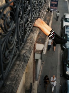 CALCETINES ''ME CALASTE'' NEGRO
