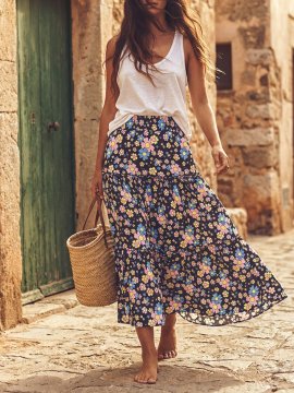 VESTIDO/FALDA "FLOWER POWER"