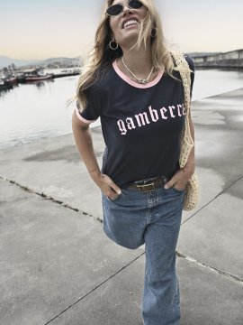 CAMISETA "GAMBERRA" AZUL