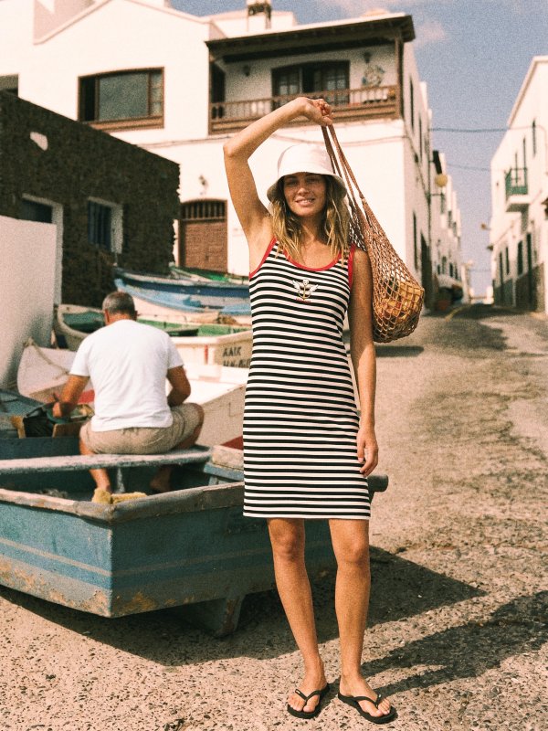 VESTIDO CANALÉ "ANCLA ROCK" NAVY
