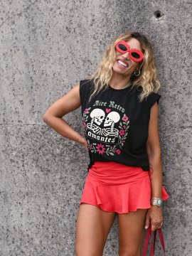 CAMI CHICA "AMANTES" NEGRA