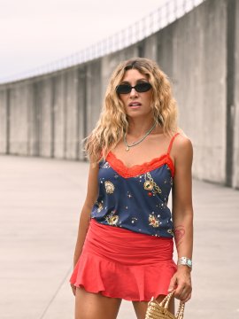 LENCERA "TESOROS" NAVY