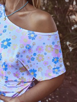 CAMISETA CRU "FLOWER POWER"