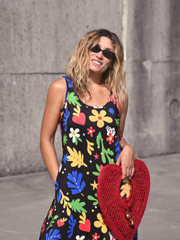 VESTIDO LARGO "MATISSE"