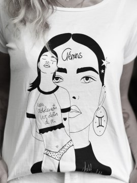 CAMI HORÓSCOPO " GÉMINIS " BLANCO