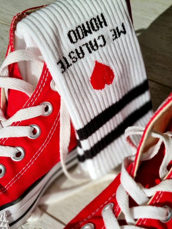 CALCETINES ''ME CALASTE'' BLANCO